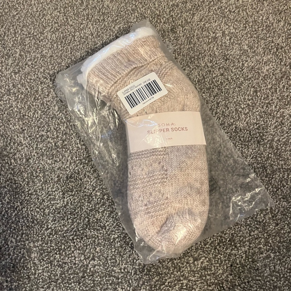 Soma Slipper Socks - Beige